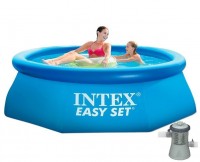 Intex Easy Set Quick Up Pool 244x76 mit Pumpe 28112GN