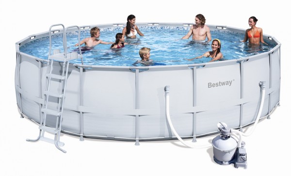 Bestway Steel Pro Pool Set 549x132 mit Sandfilter 56280