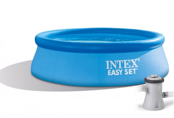Intex Easy Set Quick Up Pool 244x61 mit Pumpe 28108GN