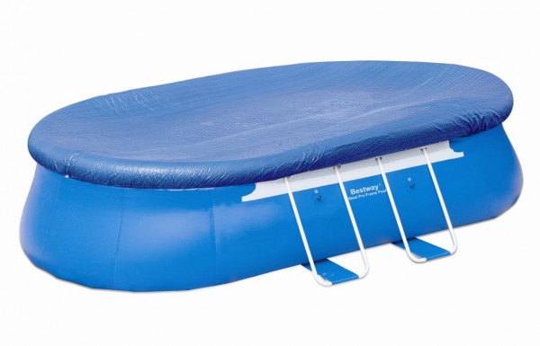 Bestway Abdeckplane 549 x 366 für Oval Fast Set Pool 58154