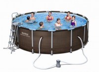 Bestway Steel Pro Pool Set 427x122 Rattan 56483