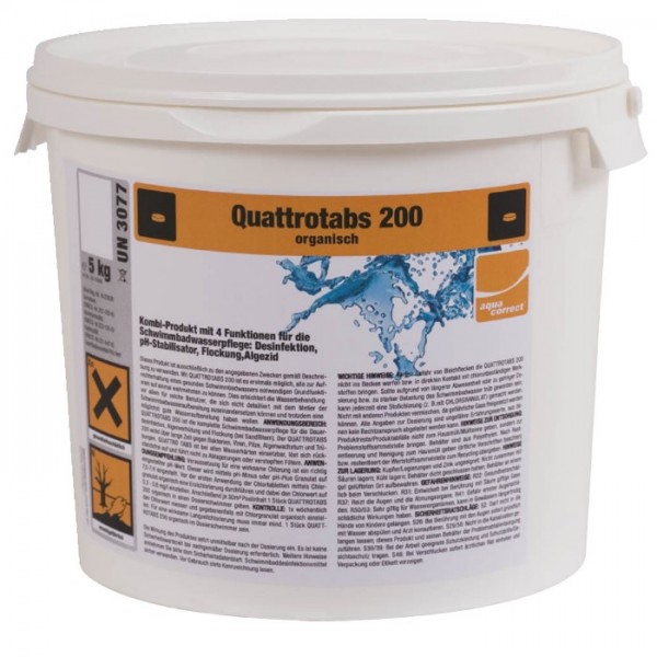 Quattrotabs 200g - 5kg 70245