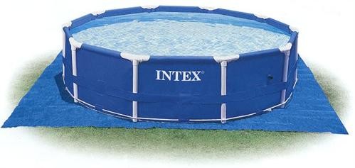 Intex Bodenschutzplane bis 457 cm für Gartenpools 28048