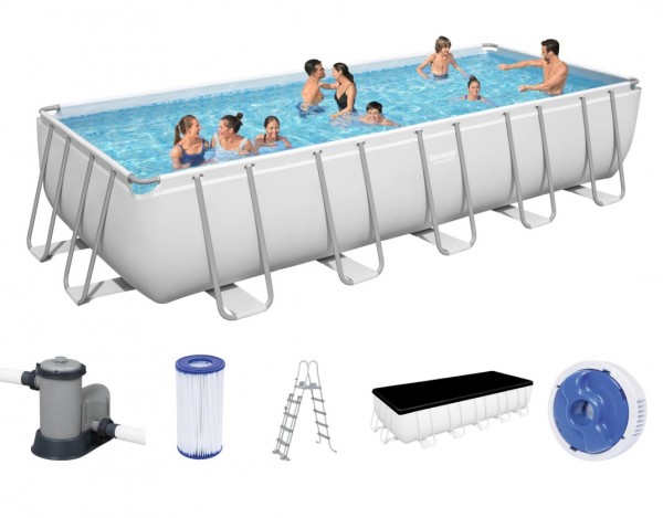 Bestway Rectangular Frame Pool Set 640 x 274 5611Z