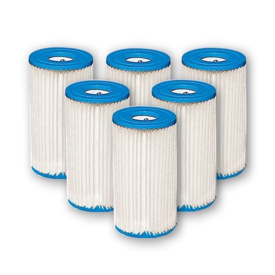 6 x Bestway FILTER Gr.II für Filterpumpe NEU+OVP 58094