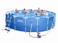 Bestway Metal Frame Pool Komplett Set 549x122 56462