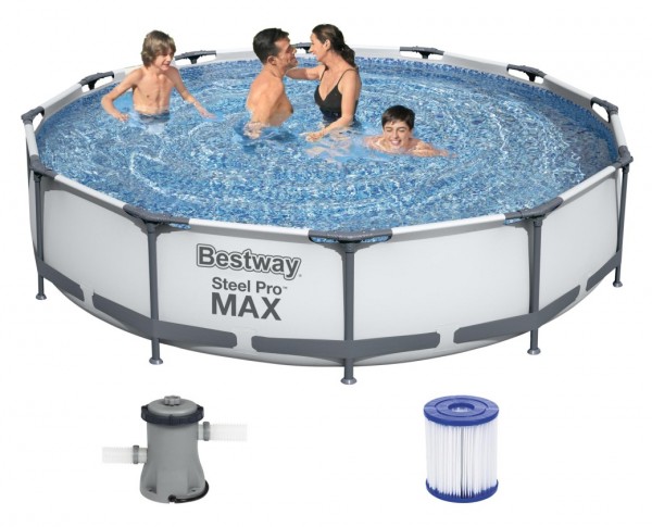 Bestway Steel Pro MAX Frame Pool 366x76cm+Pumpe 56416