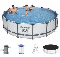 Bestway Metal Frame Pool Komplett Set 457x107 56488