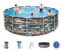 Bestway Steel Pro Pool Set 427x122 Multicolor 56993