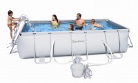 Bestway Frame Pool Set 404 x 201 mit Sandfilter 56255