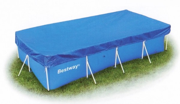 Bestway Abdeckplane 221x150cm für Frame Pools 58103