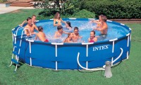 Intex Metal Frame Pool Komplett Set 457x91 56942 GS