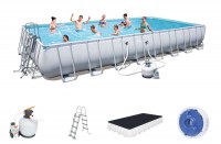 Bestway Power Steel Frame Pool Set 956 x 488 x 132 + Sandfilter 56623