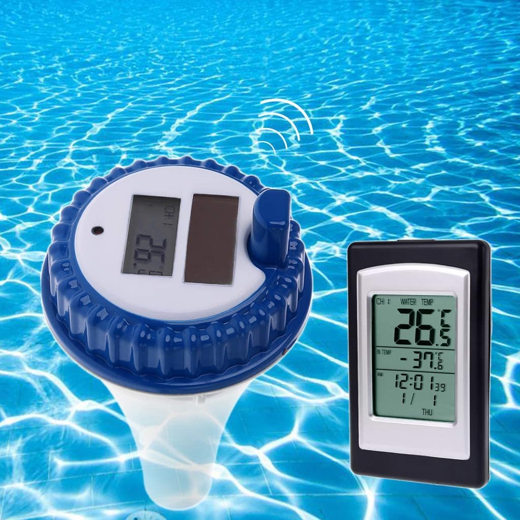 Digitaler Solar Funk Pool Thermometer WT0124   - Bestway und  Intex Pools von Deutschlands Pooldiscounter